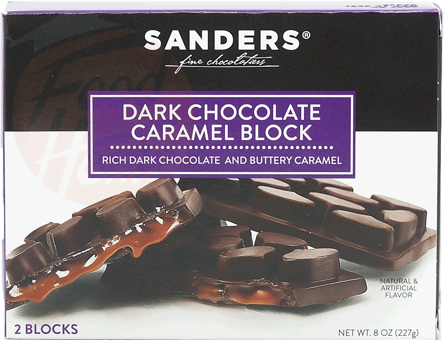 Sander's  dark chocolate caramel block, 2-blocks Full-Size Picture